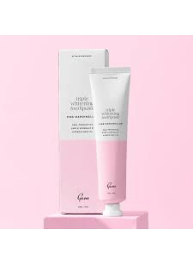 Gem Triple Whitening Toothpaste Pink Marshmallow 75ml - Image 1